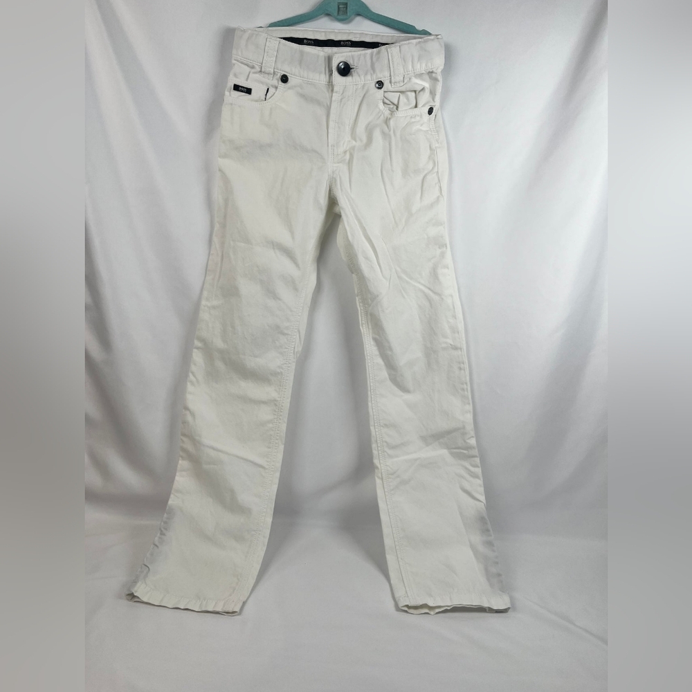 Hugo Boss Off-White Casual Pants